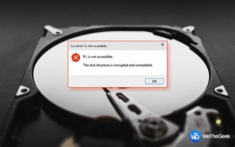 How To Fix The Disk Structure Is Corrupted And Unreadable Error