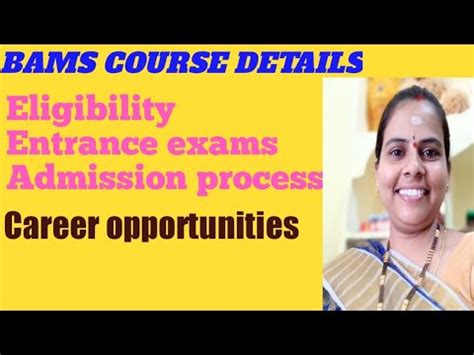 Bams Course Full Details In Telugu Eligibility Admission Colleges