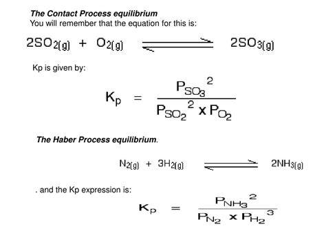 Ppt Equilibrium Constants Kp Powerpoint Presentation Free Download Id6822448