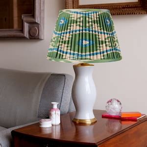 Green and Blue Ikat Lampshades - Etsy