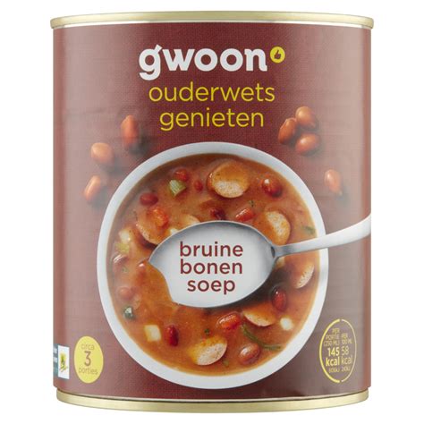 G Woon Bruine Bonensoep Met Rookworst G Woon