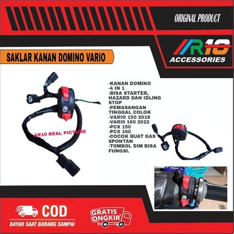 Jual Saklar Gas Spontan Kanan Domino Pcx Pcx Vario Vario