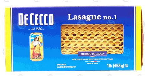 Groceries Product Infomation For De Cecco Lasagne No1 Dry