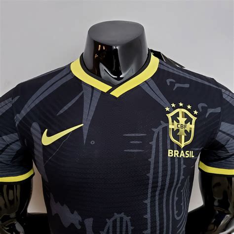 Camisa Sele O Brasil Edi O Limitada Jogador Nike Masculina Preta