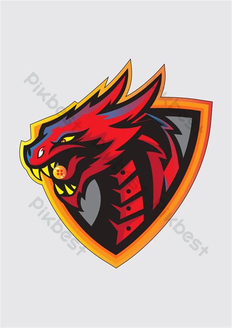 Stylish Dragon Logo Eps Png Images Free Download Pikbest