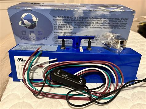 Global Plasma Solutions Gps Fc48 Ac Auto Cleaning Ionization System Hvac Ebay