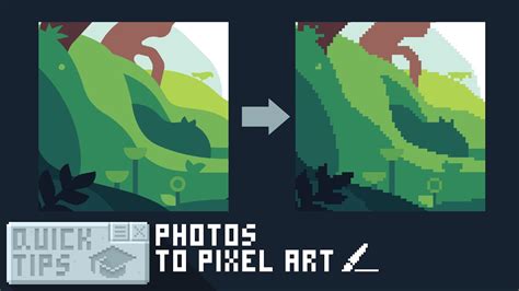 How To Turn Vectors And Photos Into Pixel Art Quick Tips YouTube