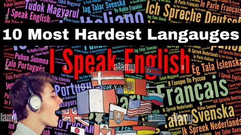 Hardest Languages Top 10 Most Difficult Languages In The World To