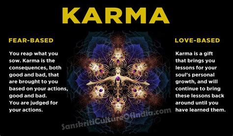 Karma - love based or fear based – Sanskriti - Hinduism and Indian Culture Website