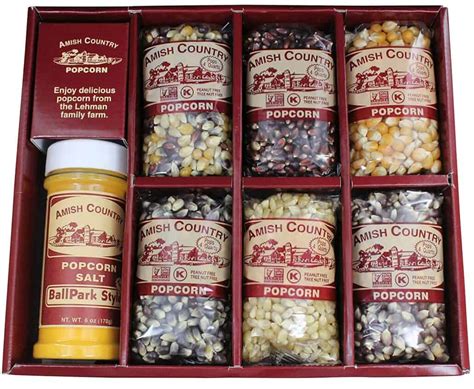 Amish Country Popcorn Gift Set With Butter Salt 6oz – Pacific Distribution