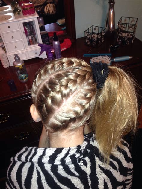 Pin By Ashley Bingham On Hairstyles Cheerleading Hairstyles Baby