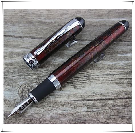 JINHAO High Quality X750 Luxury 500 Lava Red Medium Nib Ink Fountain