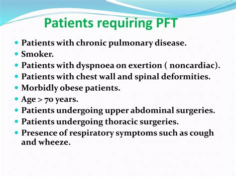 Bedside PULMONARY FUNCTION TEST PFT PPT