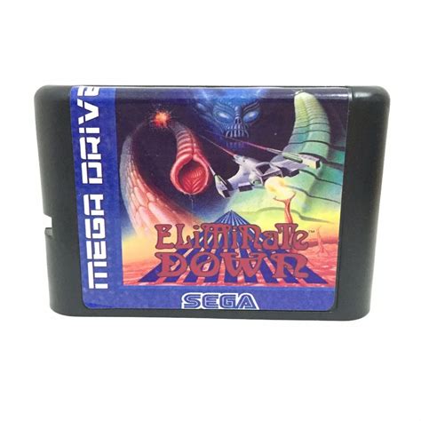 Sega Md Game Card Eliminate Down For 16 Bit Sega Md Game Cartridge