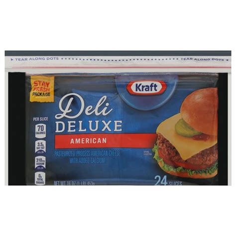 Kraft Cheese Slices American Deli Deluxe Wegmans