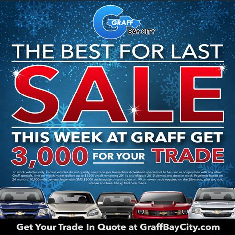 Hank Graff Chevrolet Bay City Chevrolet Year End Sale At Graff Bay City