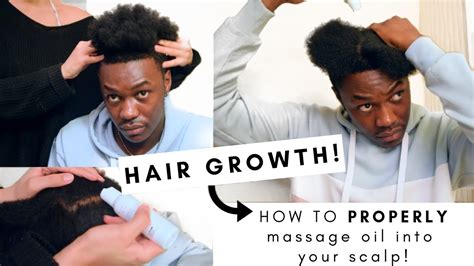 How To Properly Massage Oils Into Scalp For Hair Growth Youtube