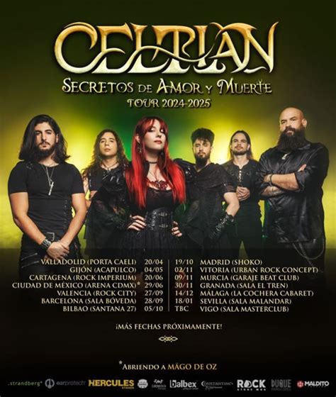 CELTIAN anuncian las primeras fechas de su gira de presentación del