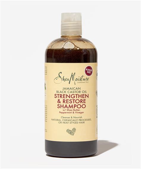 Shea Moisture Jamaican Black Castor Oil Strengthen Restore Shampoo At