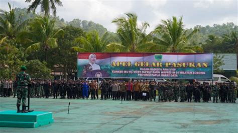 Personil Tni Polri Disiagakan Jelang Kunjungan Istri Wakil Presiden Ke