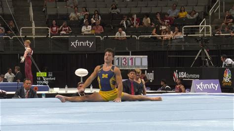 Javier Alfonso Floor Exercise 2023 Xfinity U S Championships Senior Men Day 2 Youtube