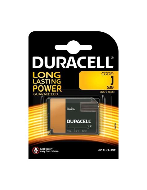 Duracell J 4LR61 Baterija 6V Baterijos Baterija Lt