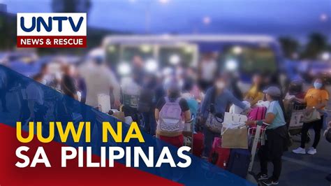 6 Pinoy Mula Lebanon 45 Mula Israel Nakatakdang Dumating Ng Pilipinas