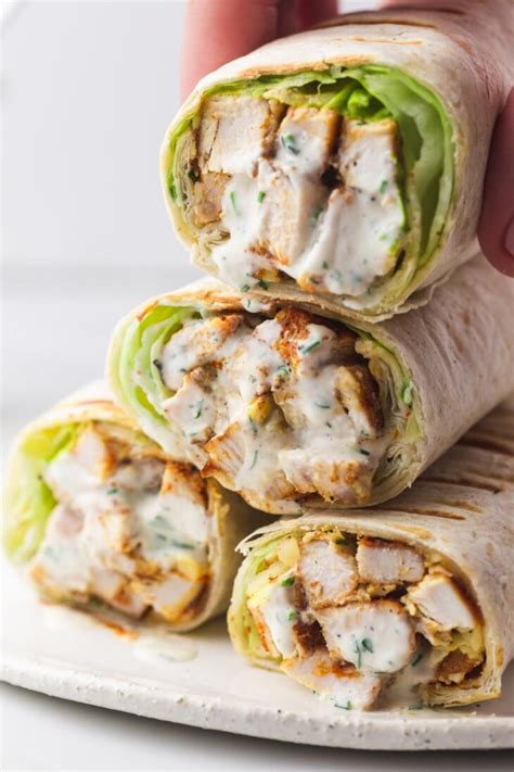 Grilled Chicken Wraps Little Sunny Kitchen