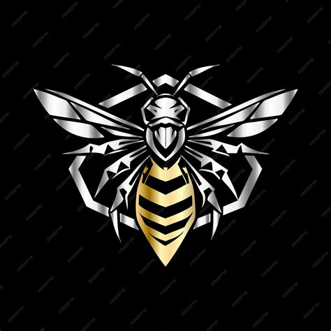 Premium Vector Tech Bee With Shield Logo Design Vector Template