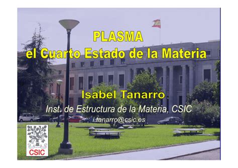 Plasma El Cuarto Estado De La Materia