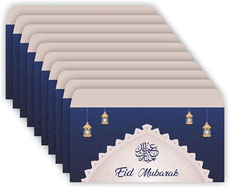 Anne Print Solutions Pack Of Eid Mubarak Envelopes Shagun Colorful