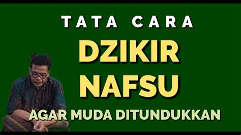 Dzikir Nafsu Youtube