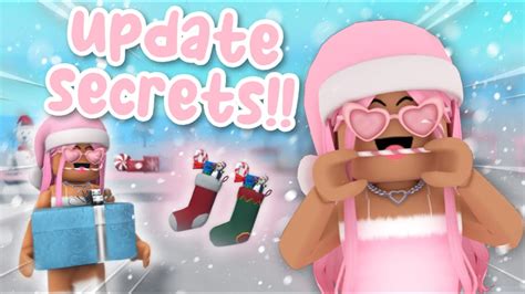 Secrets In The New Bloxburg Christmas Update Youtube