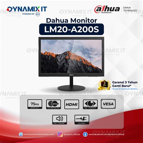 Jual Dahua Monitor Dhi Lm A S Hz Hdmi Vga Speaker Kota