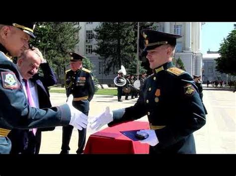 Третий выпуск лейтенантов ВУЦ ДГТУ - YouTube