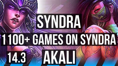 Syndra Vs Akali Mid Games Kr Challenger Youtube