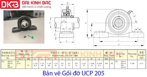 Gối Đỡ UCP 205 16 Đại Kinh bắc