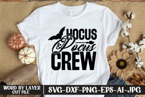 Hocus Pocus Crew Svg Cut File Graphic By Kfcrafts · Creative Fabrica