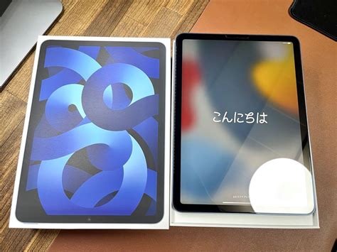 37割引超美品 iPad Air5 Wi Fiモデル 第五世代 256GB ブルー タブレット PC タブレット OTA ON