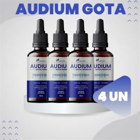 Audium Gota Premium 3 Frascos Capnutre Saúde