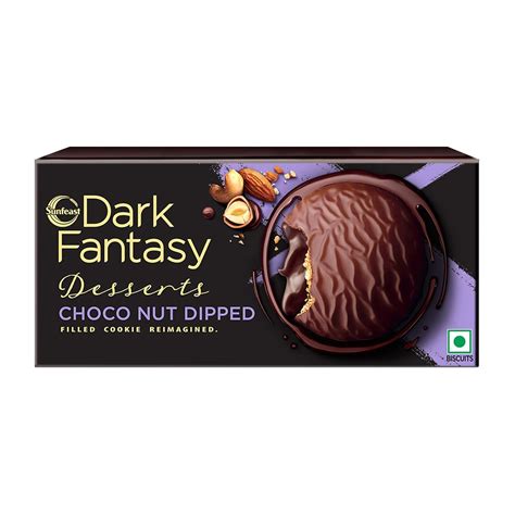 Sunfeast Dark Fantasy Choco Nut Dipped Cookie Choco Filled With