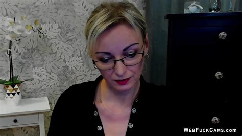 German MILF Flashes Breasts On Solo Webcam Show