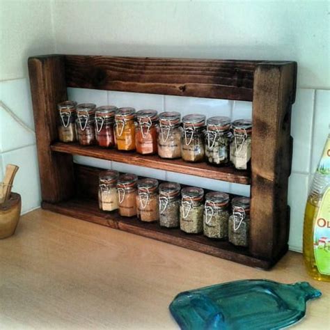 Handmade Rustic Wooden Spice Racks For Sale Each And Every Rack Is