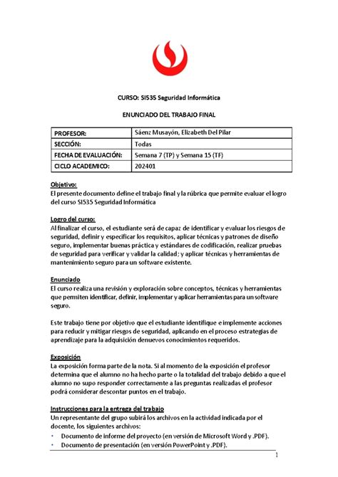 Upc Pre 202401 Si535 Final Project Statement Abet V1 1 Curso Si535 Seguridad Informática