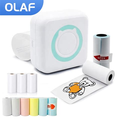 Olaf Mini Pocket Printer Portable Thermal Printing For Android Ios