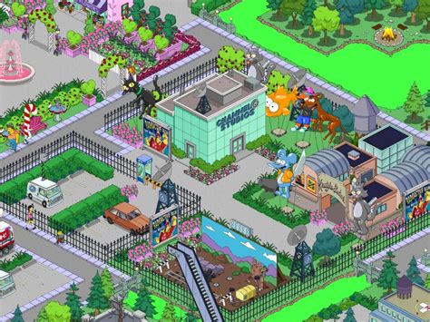 The Simpsons House Is Surrounded By Trees And Other Things Including