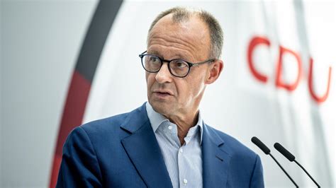 CDU Chef Friedrich Merz Deutschland Verliert Industrie