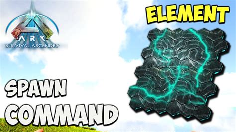 Ark Survival Ascended Element Spawn Command How To Summon Element