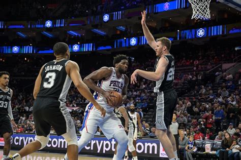 Sixers Joel Embiid Remains Questionable Vs Spurs Sports Illustrated