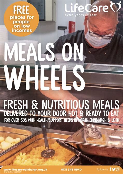 Meals On Wheels Food Support Bangholm Medical Centre